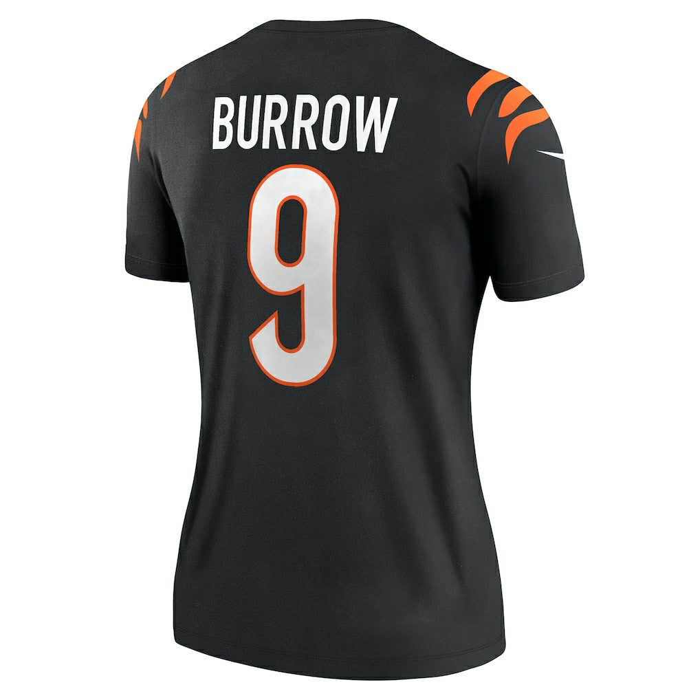 Joe Burrow Cincinnati Bengals Women's Legend Player Performance Top - Black Tops