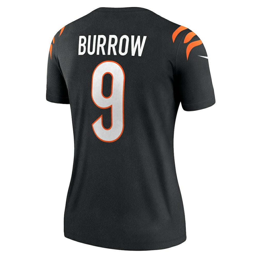 Joe Burrow Cincinnati Bengals Women's Legend Player Performance Top - Black Tops