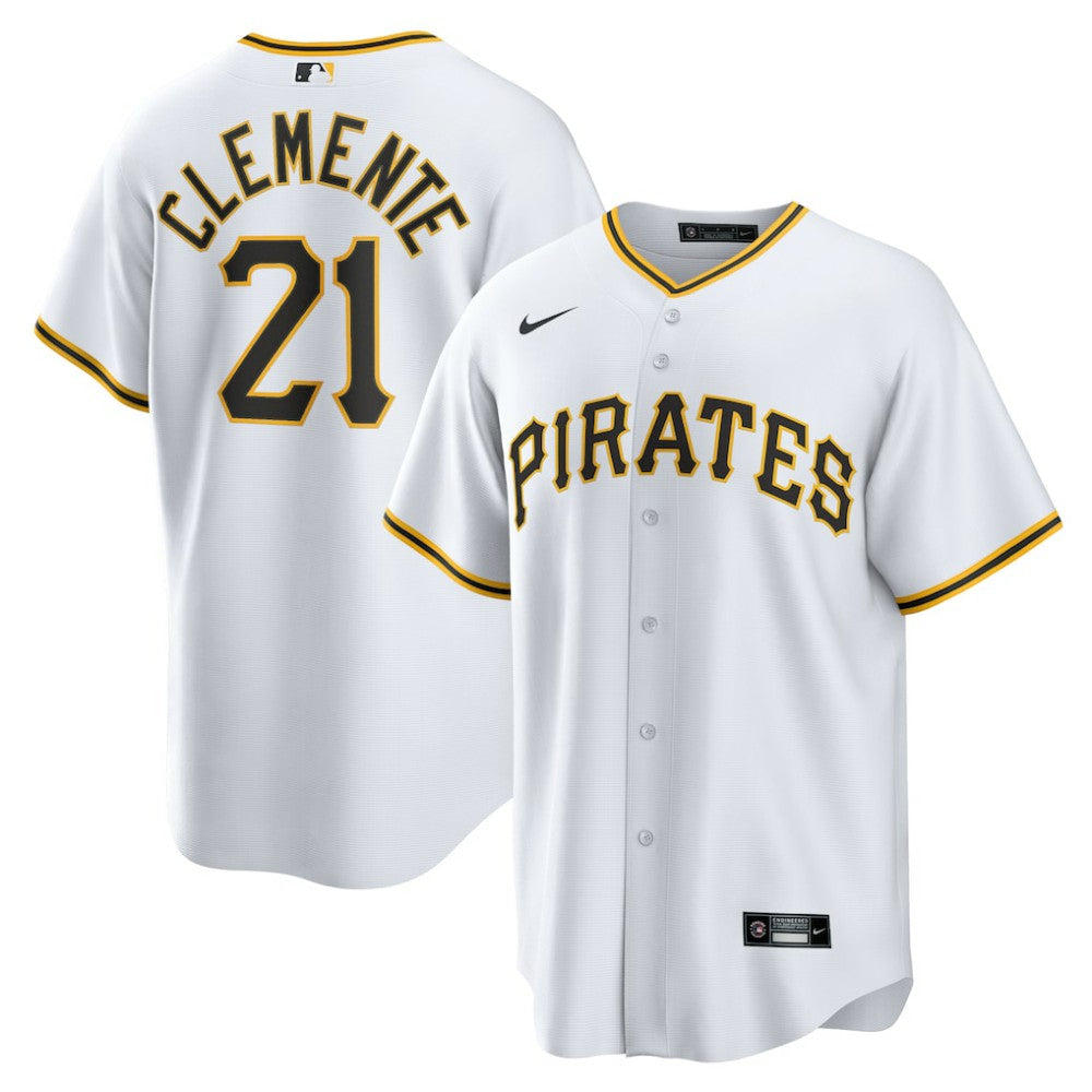 Roberto Clemente Pittsburgh Pirates Nike Home Replica Player Name Jersey - White Jerseys