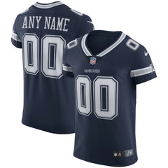 Dallas Cowboys Vapor Elite Custom Jersey - Navy Jerseys