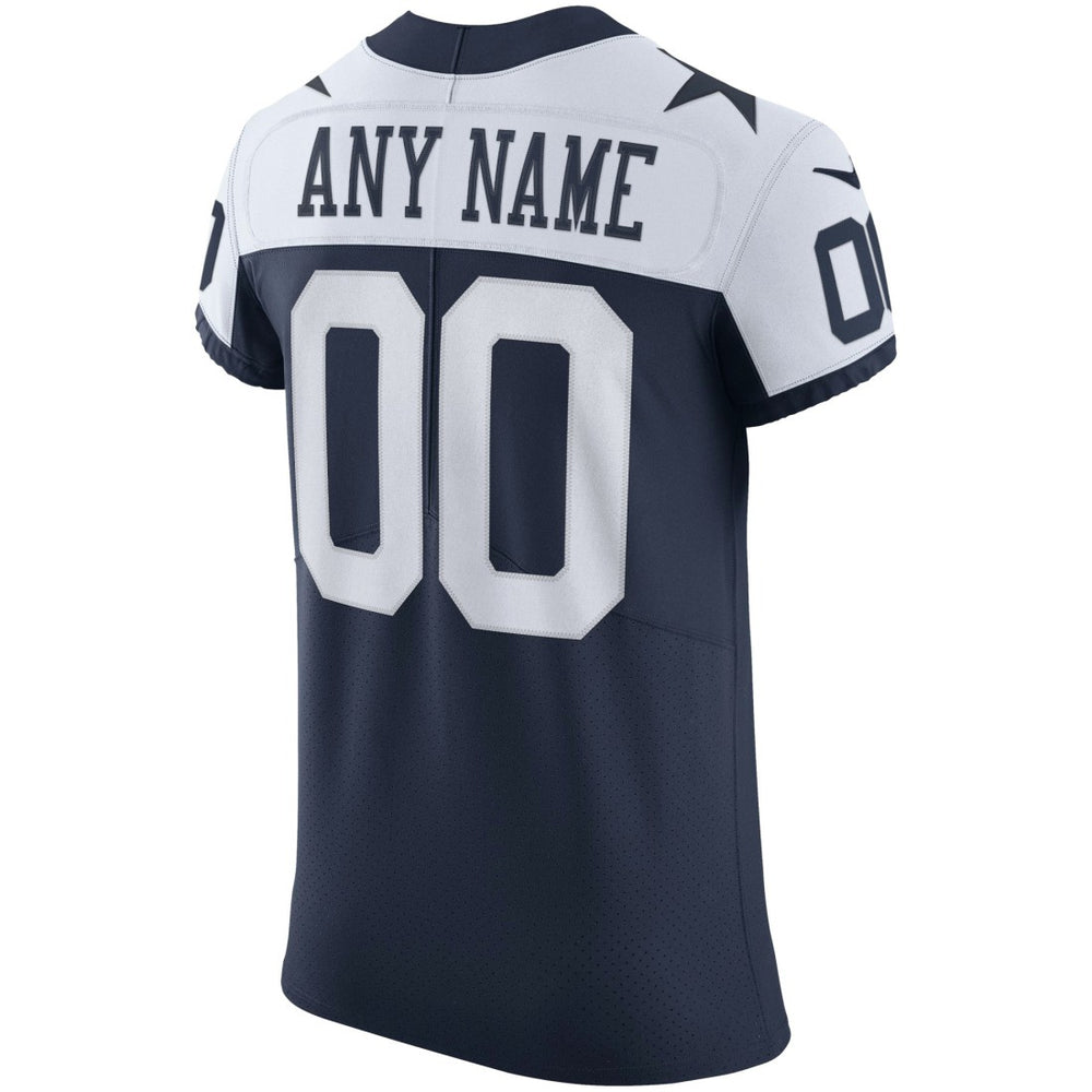 Dallas Cowboys Alternate Vapor Elite Custom Jersey - Navy Jerseys