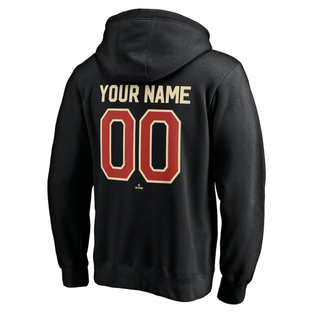 Houston Astros Cooperstown Winning Streak Alternate Personalized Name & Number Pullover Hoodie - Black Hoodies