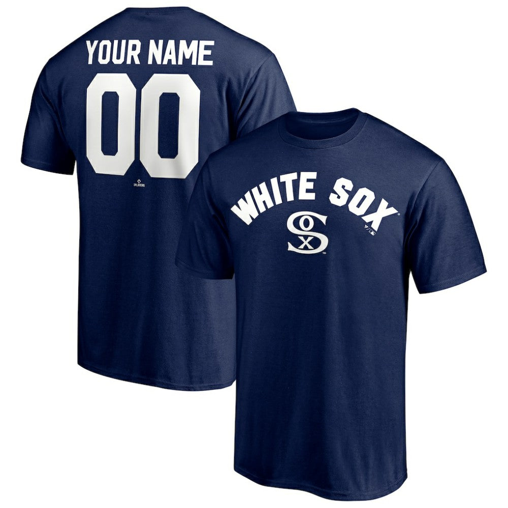 Chicago White Sox Cooperstown Winning Streak Alternate Personalized Name & Number T-Shirt - Navy T-shirts