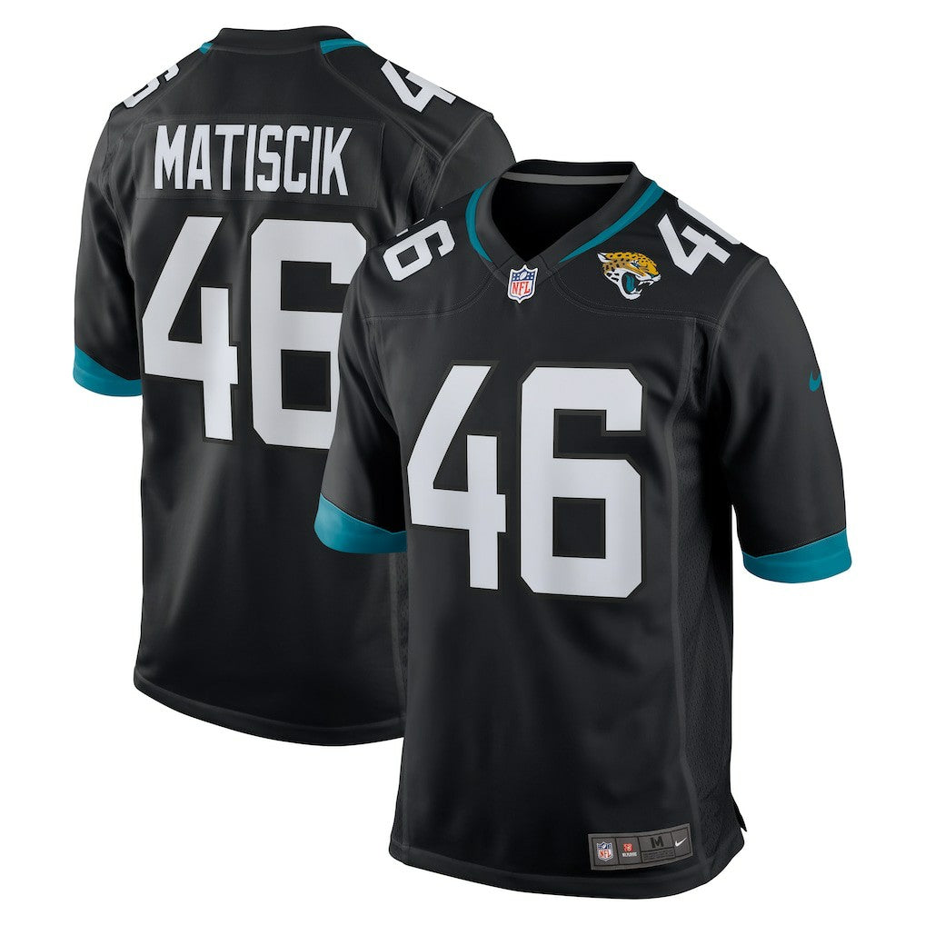 Ross Matiscik Jacksonville Jaguars Alternate Game Jersey - Black Jerseys