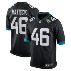 Ross Matiscik Jacksonville Jaguars Alternate Game Jersey - Black Jerseys