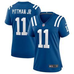 Michael Pittman Jr. Indianapolis Colts Women's Game Player Jersey - Royal Jerseys