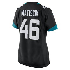 Ross Matiscik Jacksonville Jaguars Women's Game Jersey - Black Jerseys