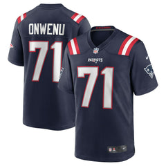 Mike Onwenu New England Patriots Team Game Jersey - Navy Jerseys