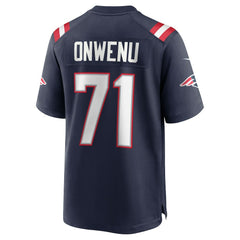 Mike Onwenu New England Patriots Team Game Jersey - Navy Jerseys