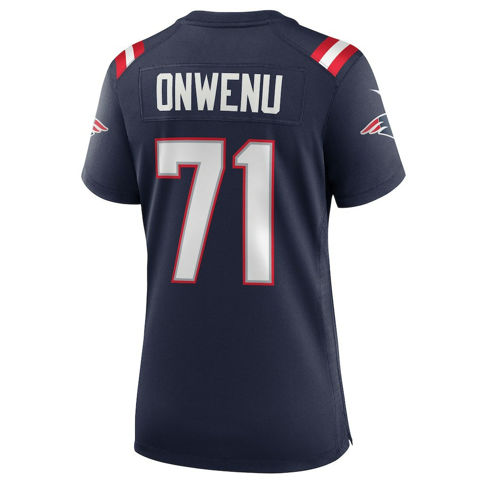 Mike Onwenu New England Patriots Women's Game Jersey - Navy Jerseys