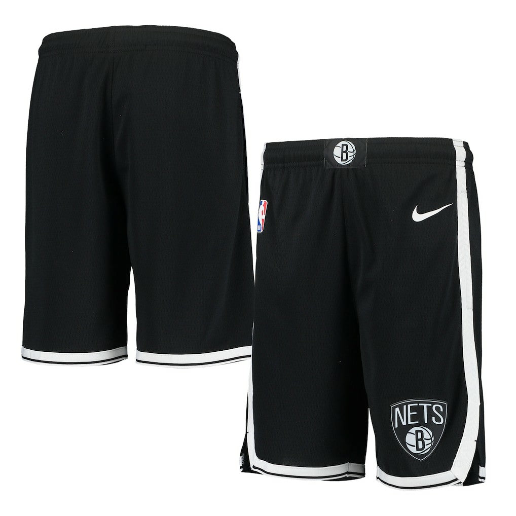 Brooklyn Nets Youth 2020/21 Swingman Performance Shorts Icon Edition Black - Nike