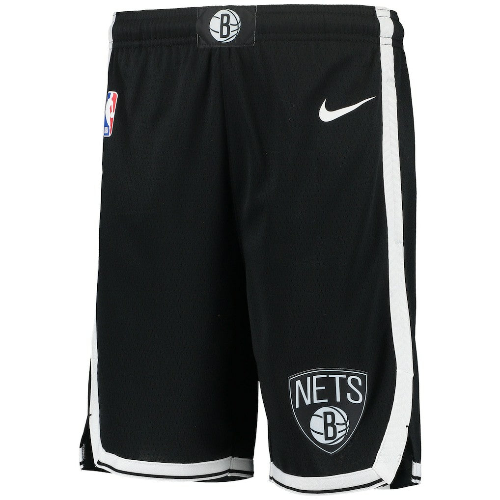 Brooklyn Nets Youth 2020/21 Swingman Performance Shorts Icon Edition Black - Nike