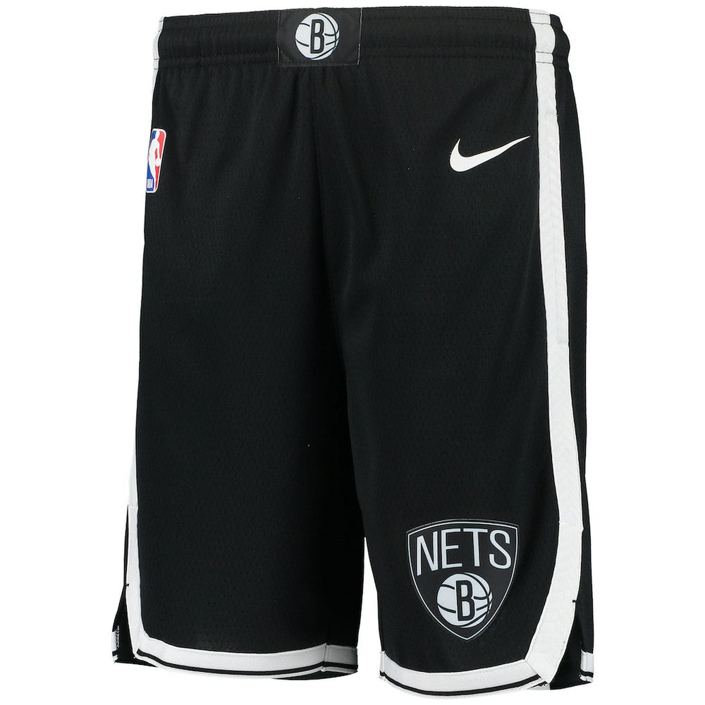 Brooklyn Nets Youth 2020/21 Swingman Performance Shorts Icon Edition Black - Nike