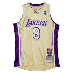 Kobe Bryant Los Angeles Lakers Hall of Fame Class of 2020 #8 Authentic Jersey Gold - Mitchell & Ness