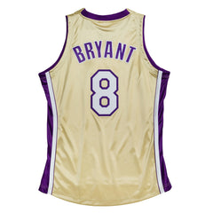 Kobe Bryant Los Angeles Lakers Hall of Fame Class of 2020 #8 Authentic Jersey Gold - Mitchell & Ness