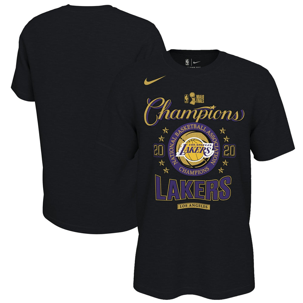 Los Angeles Lakers 2020 NBA Finals Champions Locker Room T-Shirt Black - Nike outlet