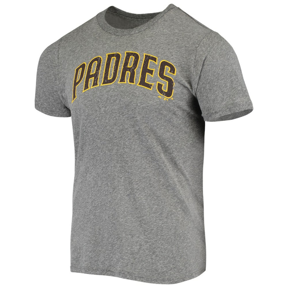 Fernando Tatis Jr. San Diego Padres Majestic Threads Name & Number Tri-Blend T-Shirt - Heathered Gray T-shirts