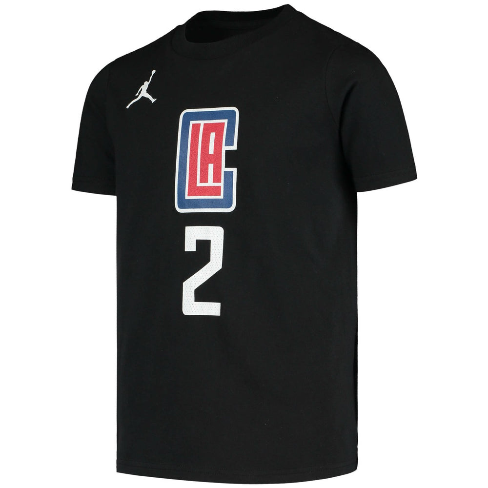 Kawhi Leonard LA Clippers Jordan Brand Youth Statement Edition Name & Number T-Shirt Black