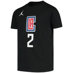 Kawhi Leonard LA Clippers Jordan Brand Youth Statement Edition Name & Number T-Shirt Black