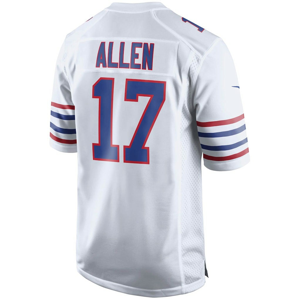 Josh Allen Buffalo Bills Alternate Game Player Jersey - White Jerseys