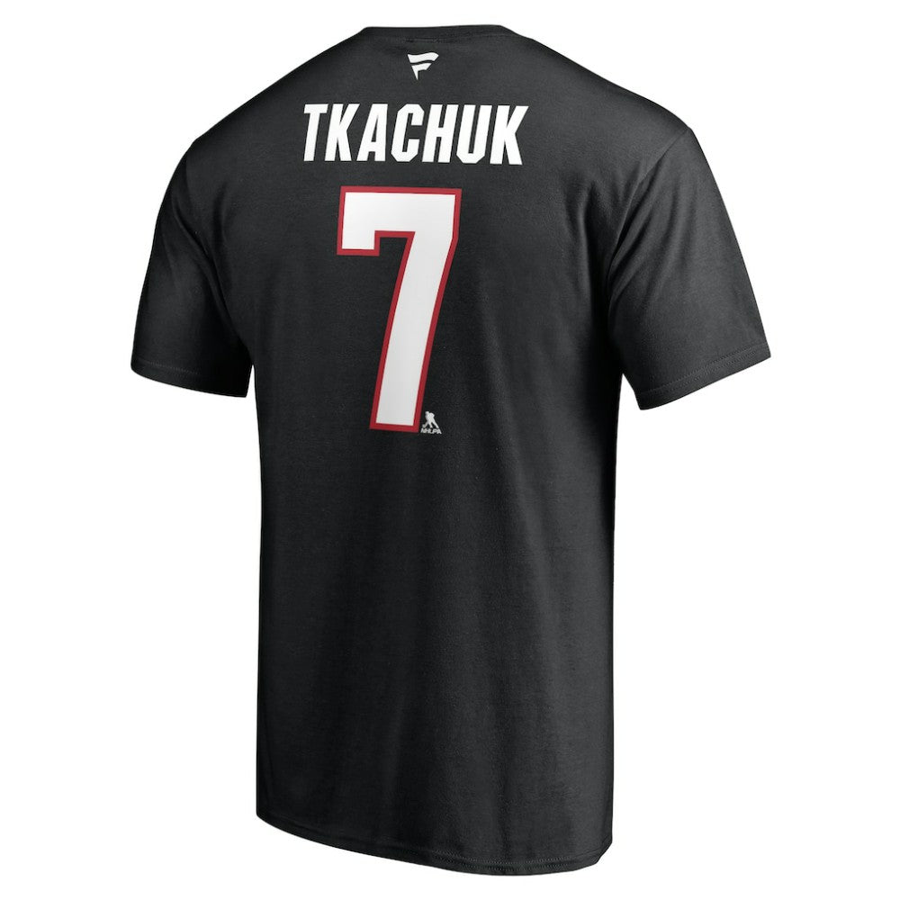 Brady Tkachuk Ottawa Senators Fanatics Authentic Stack Name & Number T-Shirt - Black | US 4100068