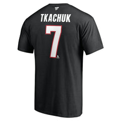 Brady Tkachuk Ottawa Senators Fanatics Authentic Stack Name & Number T-Shirt - Black | US 4100068