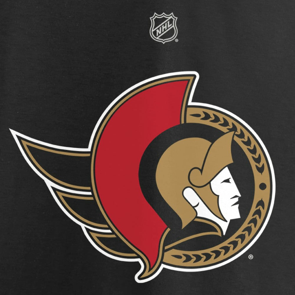 Brady Tkachuk Ottawa Senators Fanatics Women's Authentic Stack Name & Number V-Neck T-Shirt - Black | US 4100541