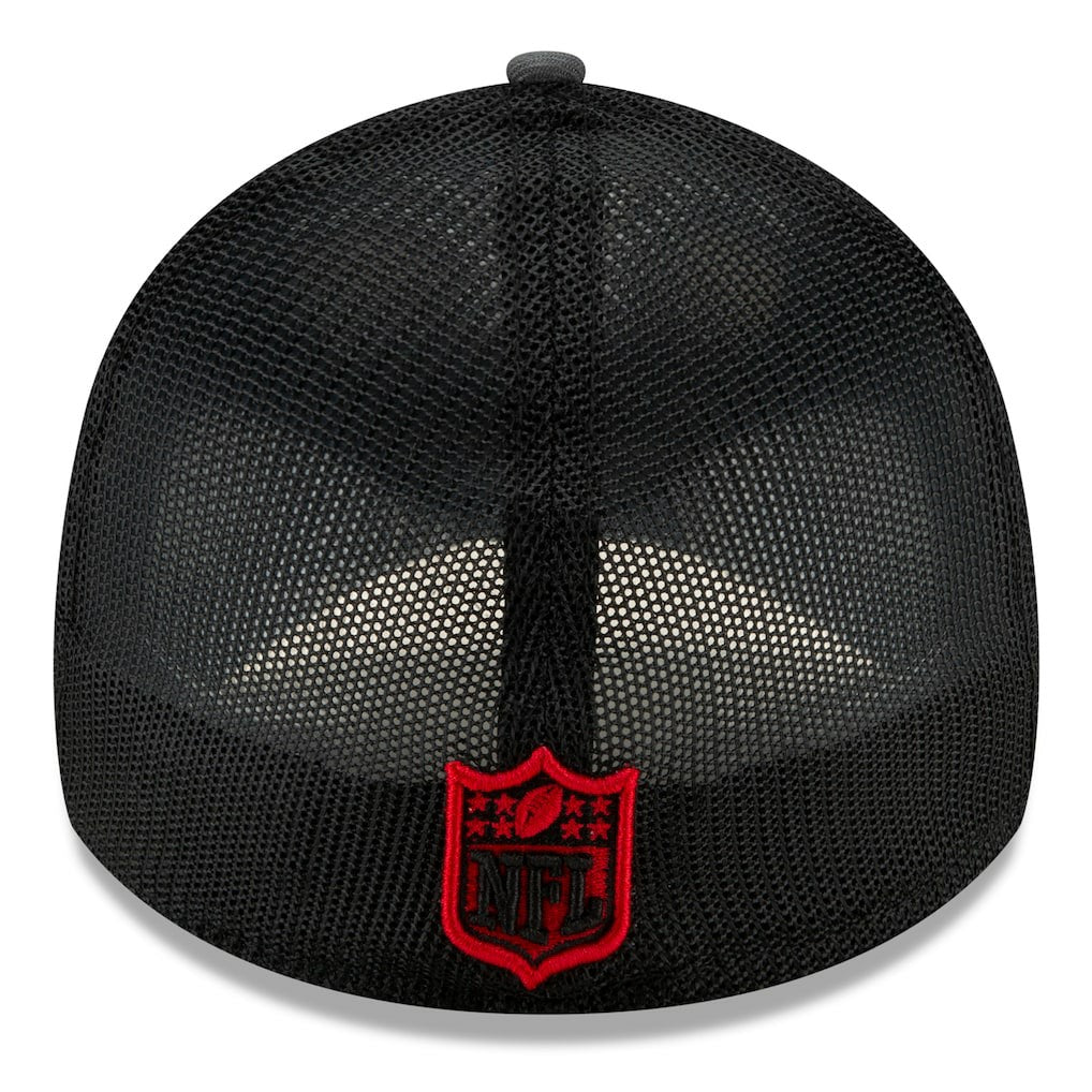 Atlanta Falcons New Era 2021 NFL Draft Trucker 39THIRTY Flex Hat - Graphite/Black Hats