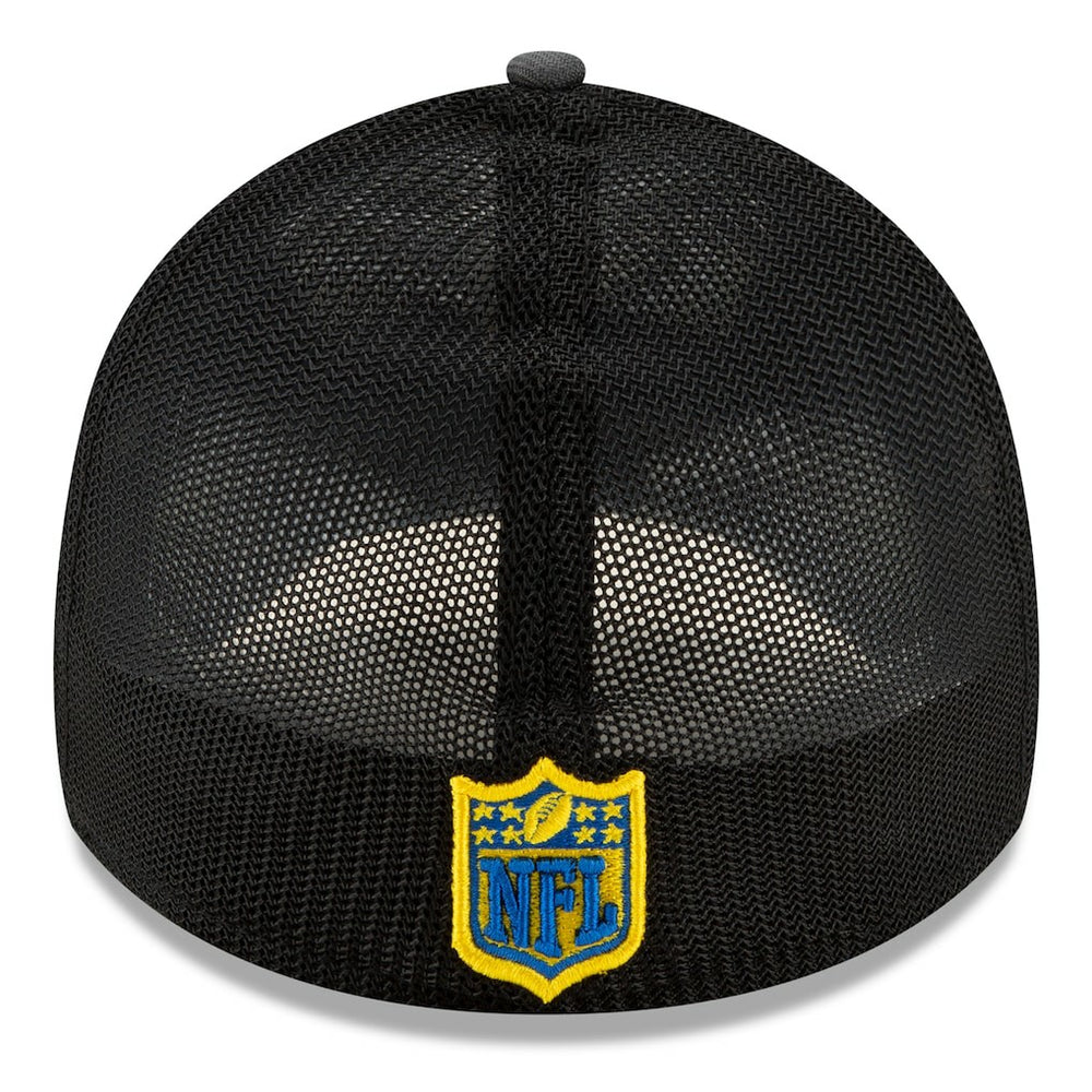 Los Angeles Rams New Era 2021 NFL Draft Trucker 39THIRTY Flex Hat - Graphite/Royal Hats