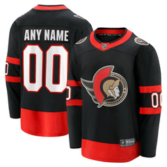 Ottawa Senators Fanatics Home Custom Breakaway Jersey - Black | US 4102937