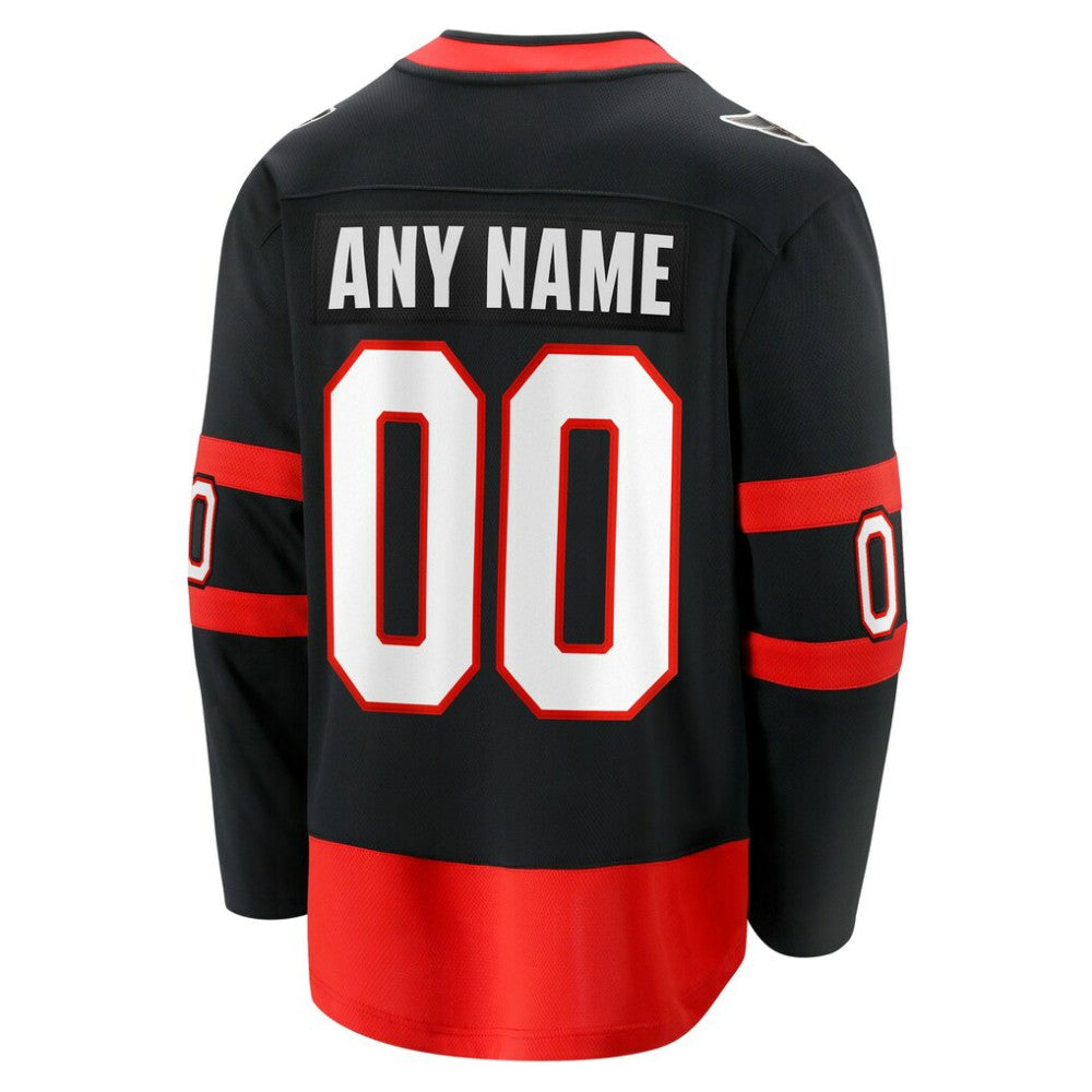 Ottawa Senators Fanatics Home Custom Breakaway Jersey - Black | US 4102937