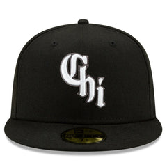 Chicago White Sox New Era 2021 City Connect 59FIFTY Fitted Hat - Black Hats