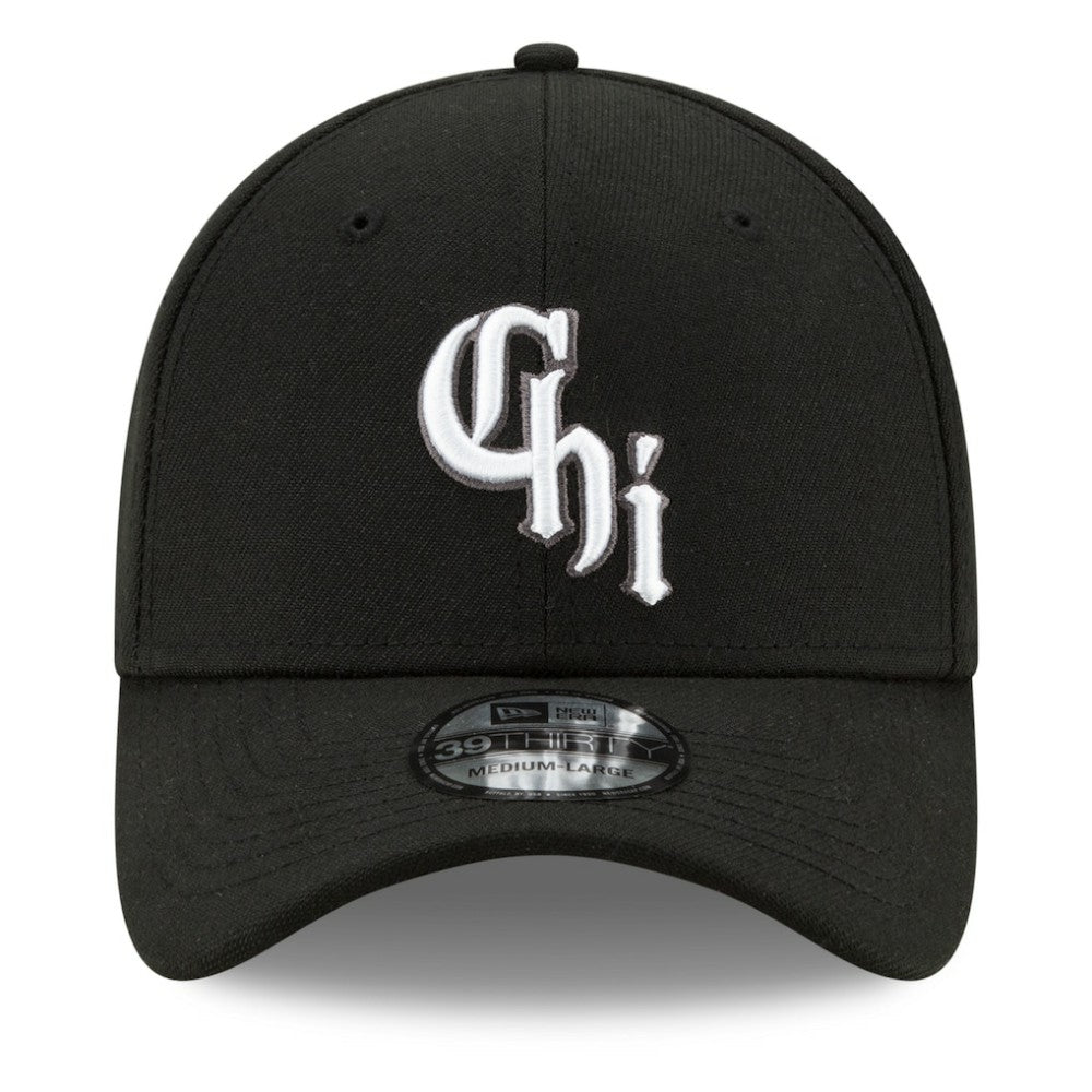 Chicago White Sox New Era 2021 City Connect 39THIRTY Flex Hat - Black Hats