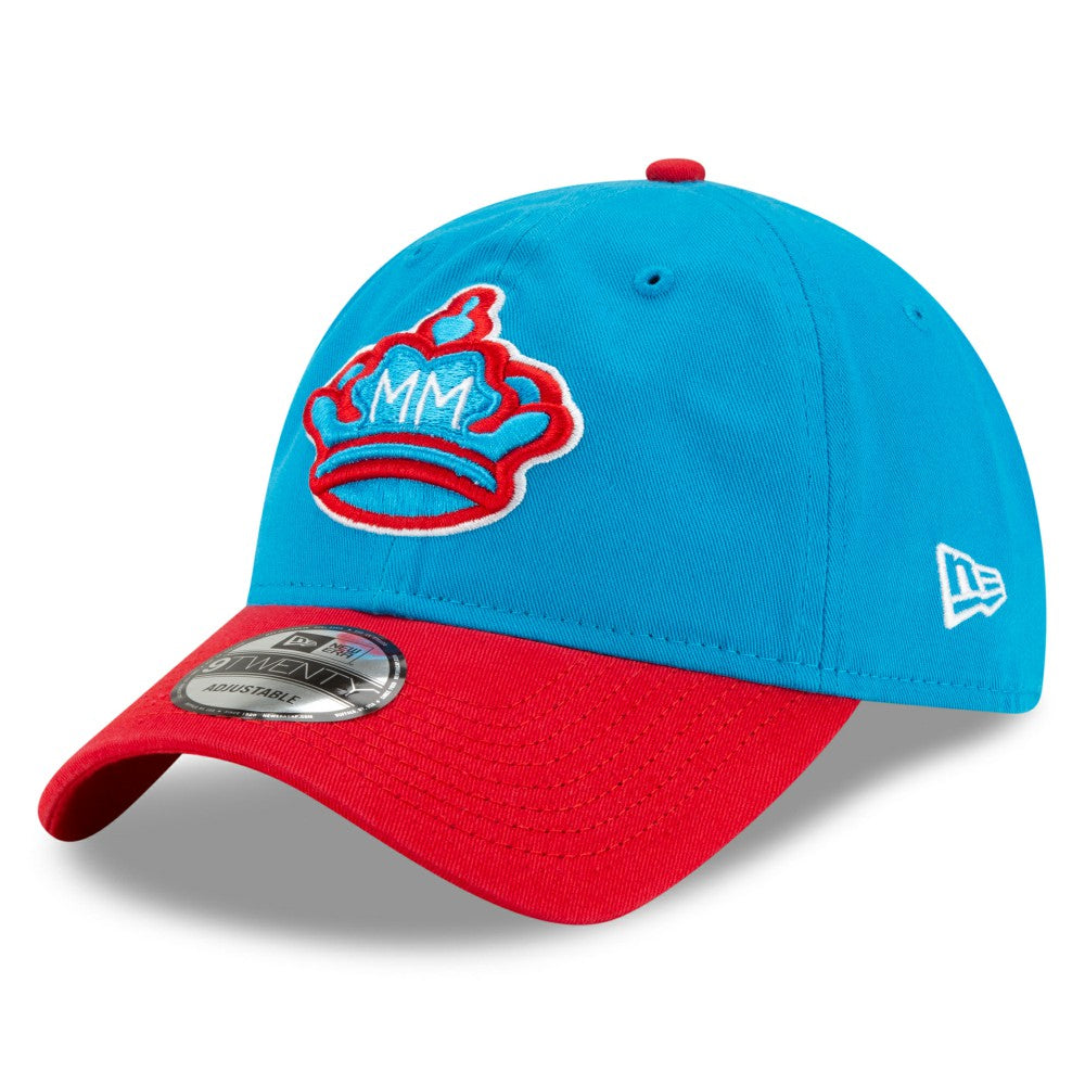 Miami Marlins New Era 2021 City Connect 9TWENTY Adjustable Hat - Blue/Red Hats
