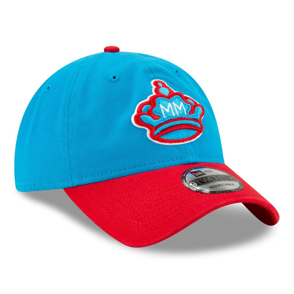 Miami Marlins New Era 2021 City Connect 9TWENTY Adjustable Hat - Blue/Red Hats