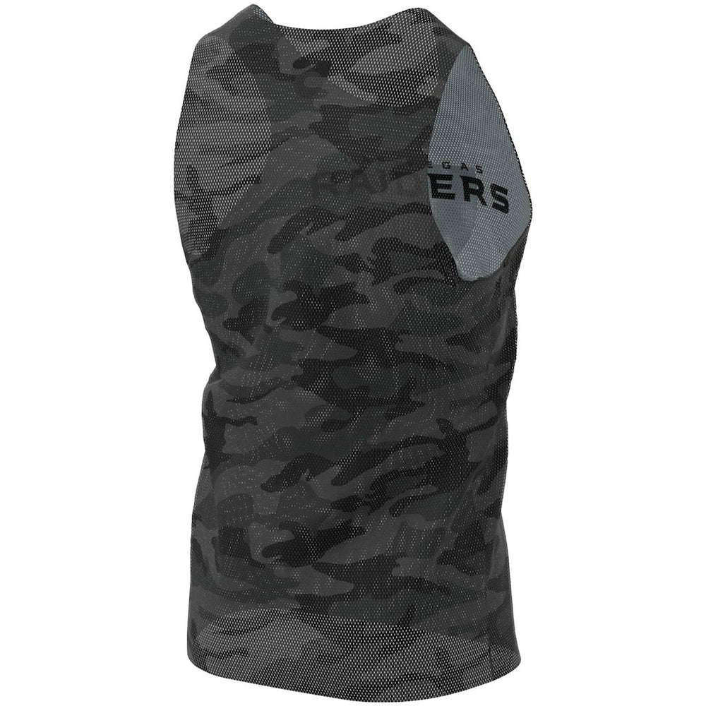 Las Vegas Raiders FOCO Reversible Mesh Tank Top - Black/Gray Tops