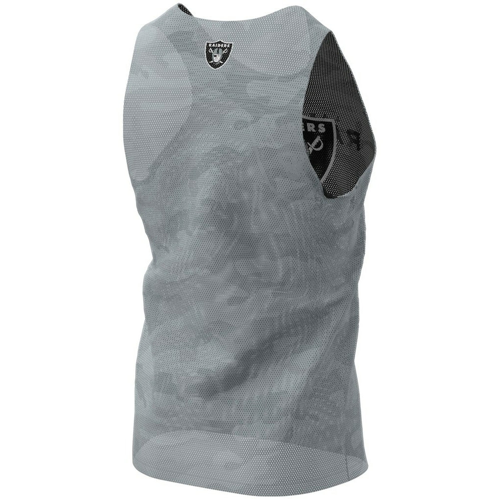 Las Vegas Raiders FOCO Reversible Mesh Tank Top - Black/Gray Tops