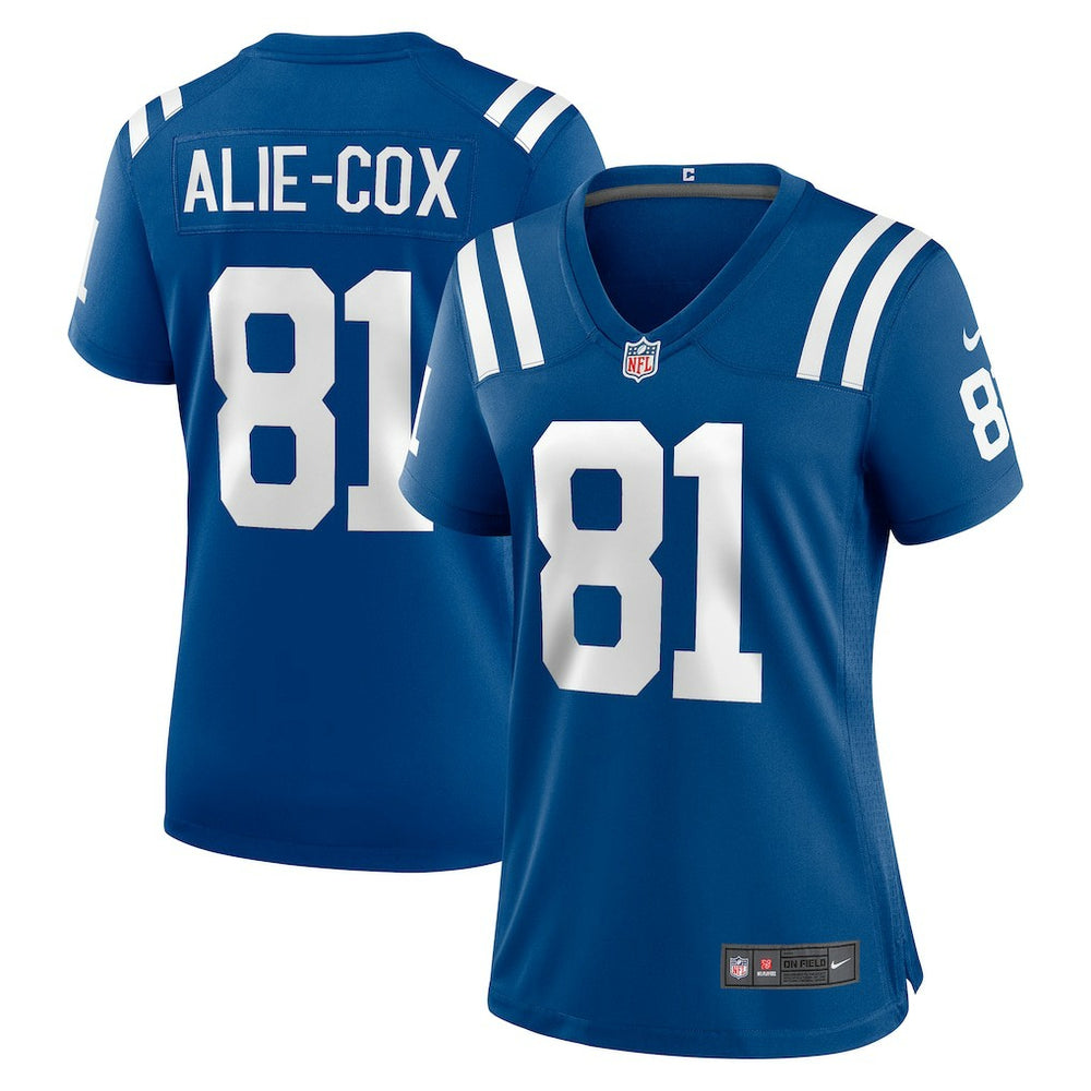 Mo Alie-Cox Indianapolis Colts Women's Team Game Jersey - Royal Jerseys