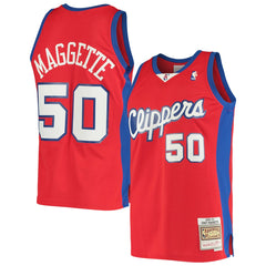 Corey Maggette LA Clippers 2000/01 Hardwood Classics Swingman Jersey Red - Mitchell & Ness