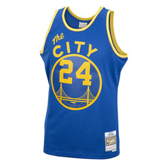 Rick Barry Golden State Warriors 1966/67 Hardwood Classics Swingman Jersey Royal - Mitchell & Ness