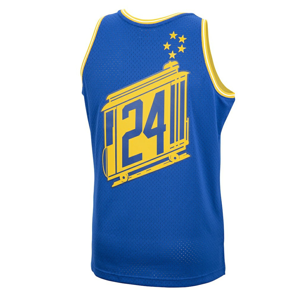 Rick Barry Golden State Warriors 1966/67 Hardwood Classics Swingman Jersey Royal - Mitchell & Ness