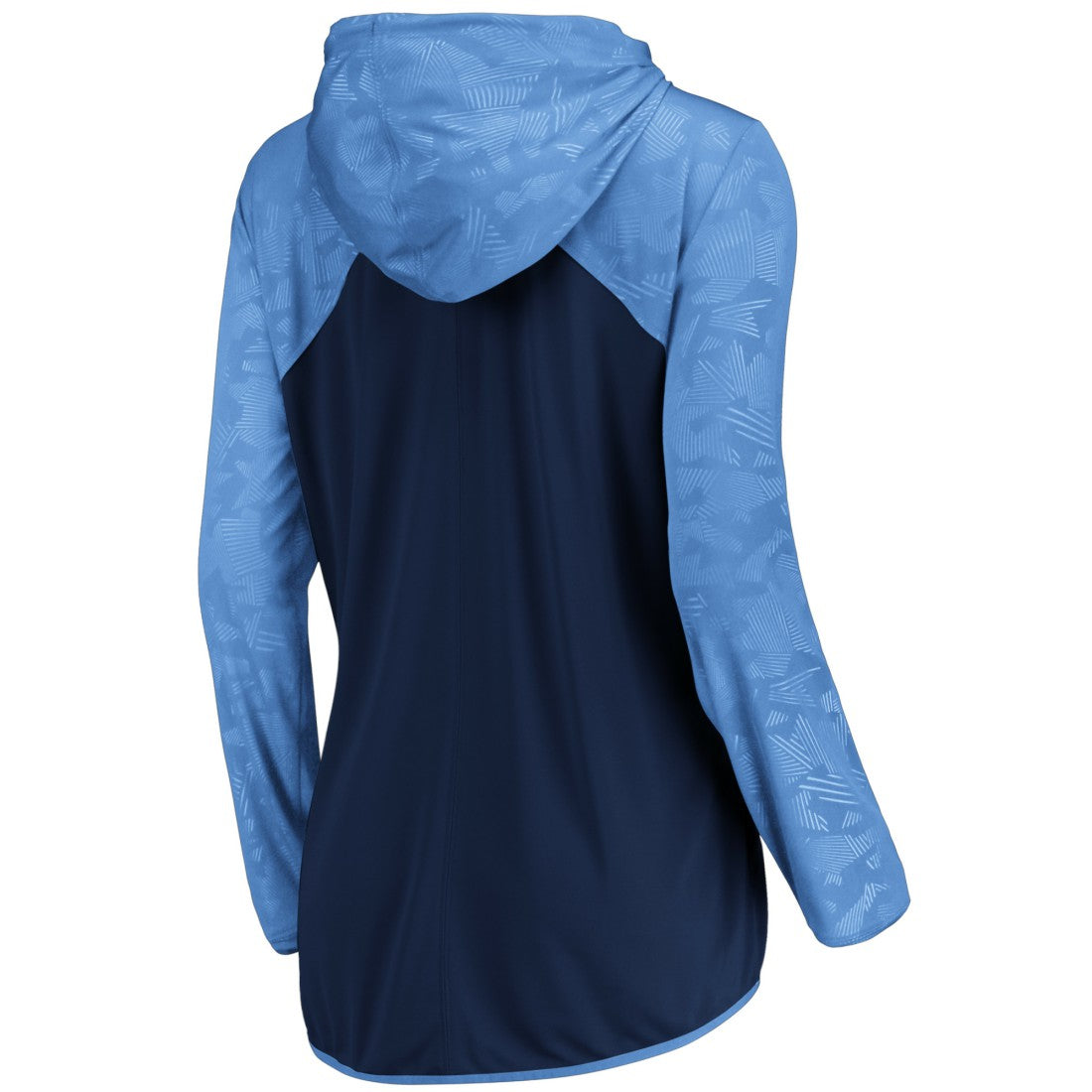 Tennessee Titans Women's Forever Fan Full-Zip Hoodie - Navy/Light Blue Hoodies