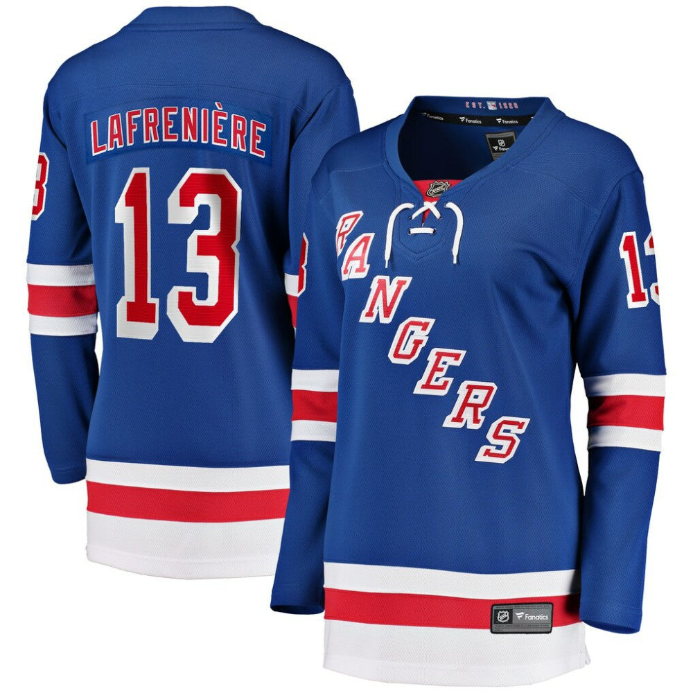 Alexis Lafrenière New York Rangers Fanatics Women's Breakaway Player Jersey - Blue | US 4107070