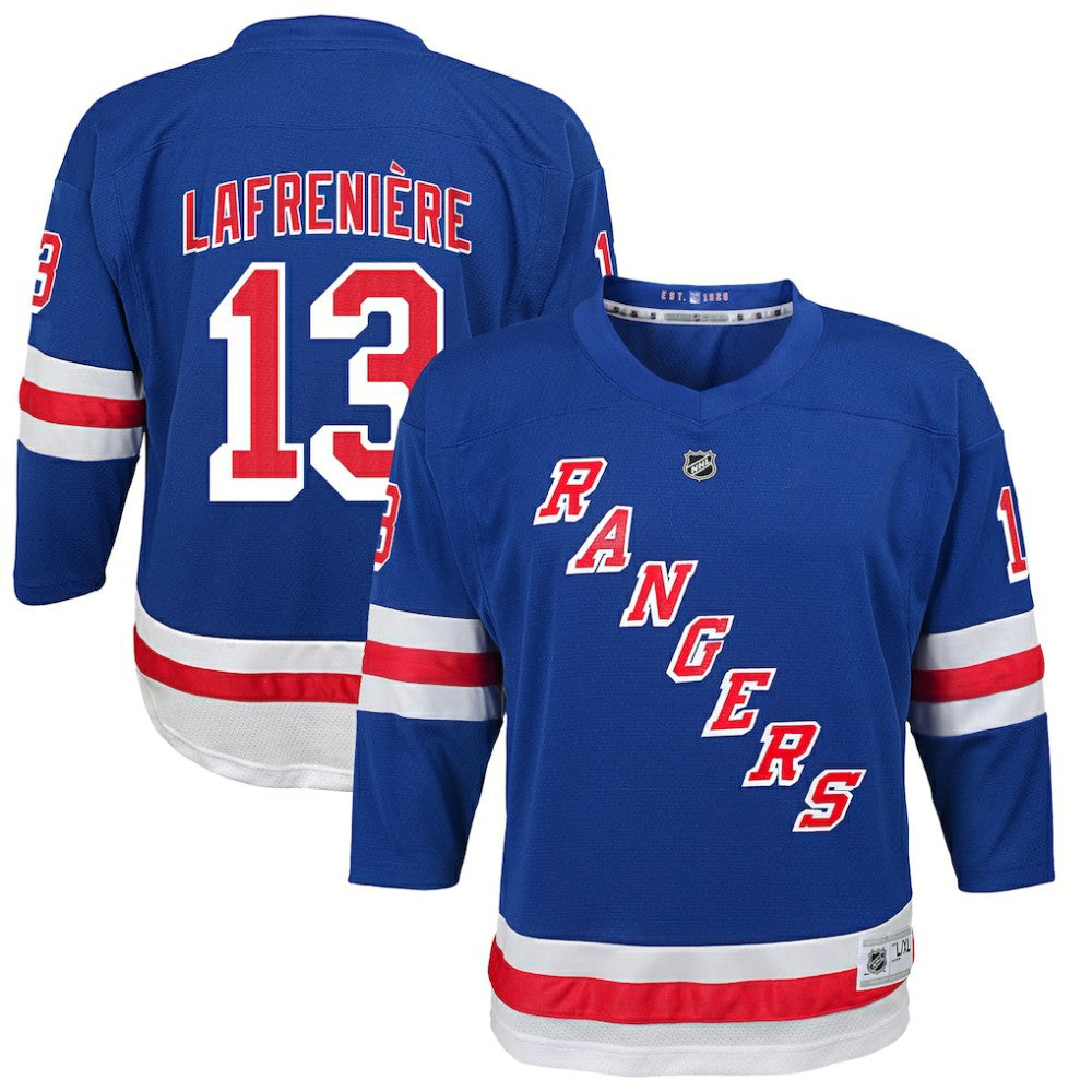 Alexis Lafreniere New York Rangers Youth Home Replica Player Jersey - Blue | US 4107109