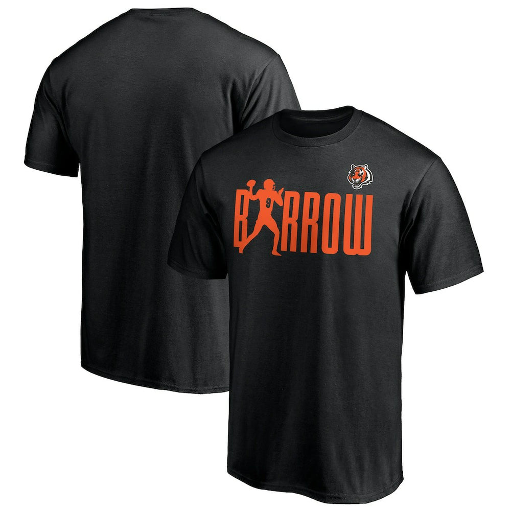 Joe Burrow Cincinnati Bengals Checkdown T-Shirt - Black T-shirts