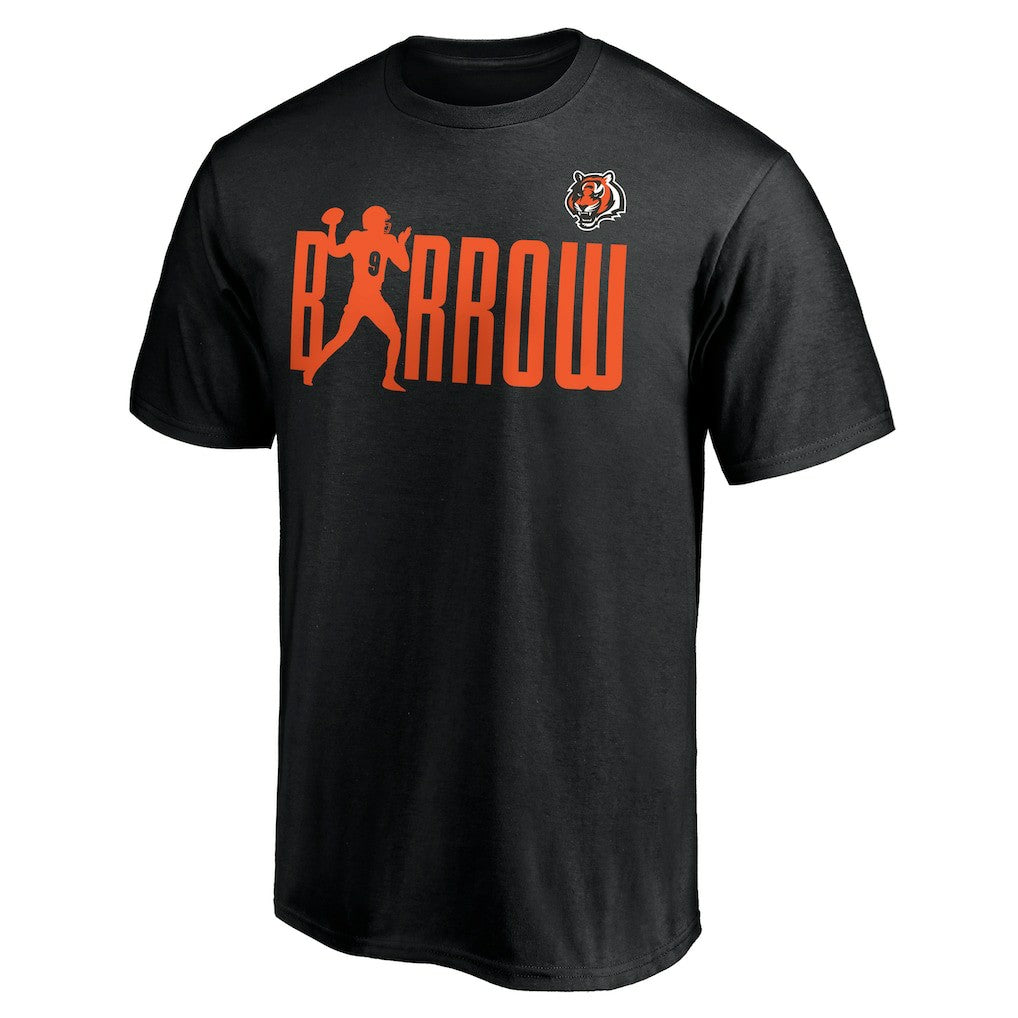 Joe Burrow Cincinnati Bengals Checkdown T-Shirt - Black T-shirts