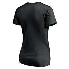 T.J. Watt Pittsburgh Steelers Women's Checkdown V-Neck T-Shirt - Black T-shirts