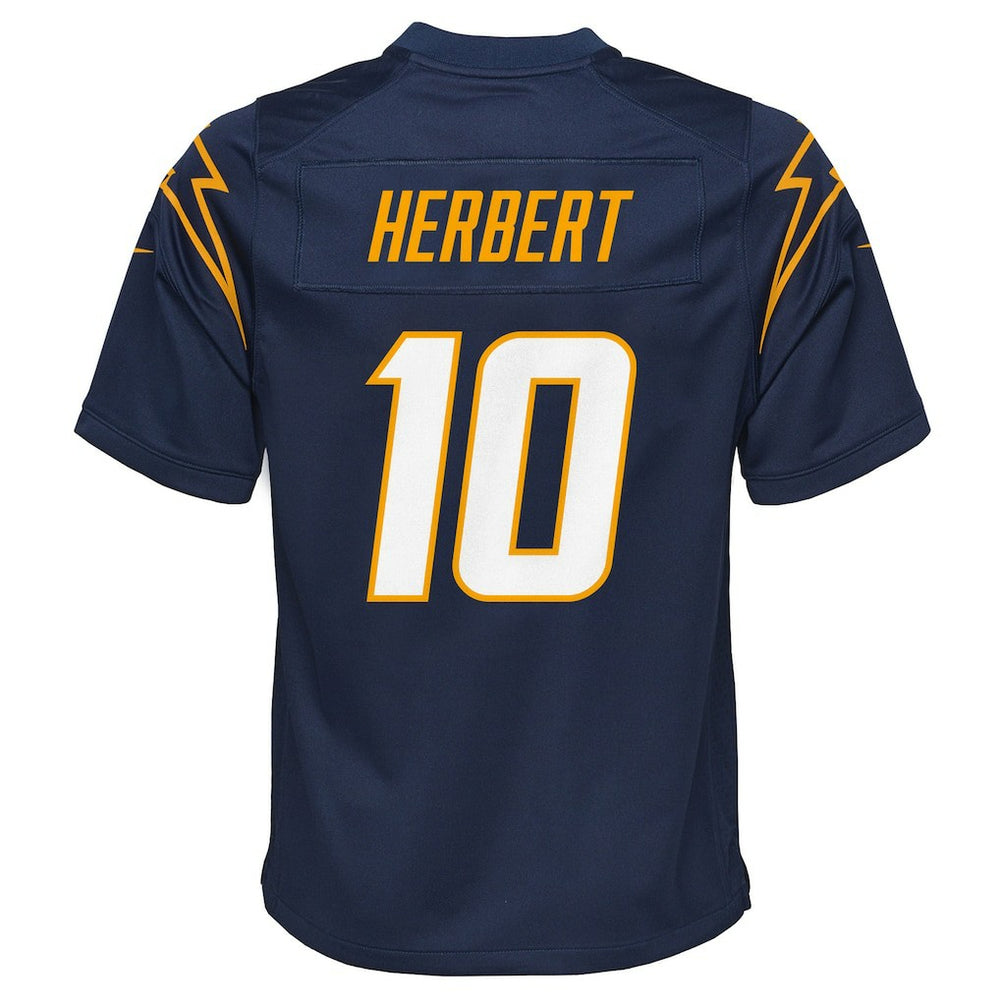 Justin Herbert Los Angeles Chargers Youth Game Jersey - Navy Jerseys