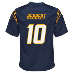 Justin Herbert Los Angeles Chargers Youth Game Jersey - Navy Jerseys
