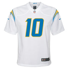 Justin Herbert Los Angeles Chargers Youth Game Jersey - White Jerseys
